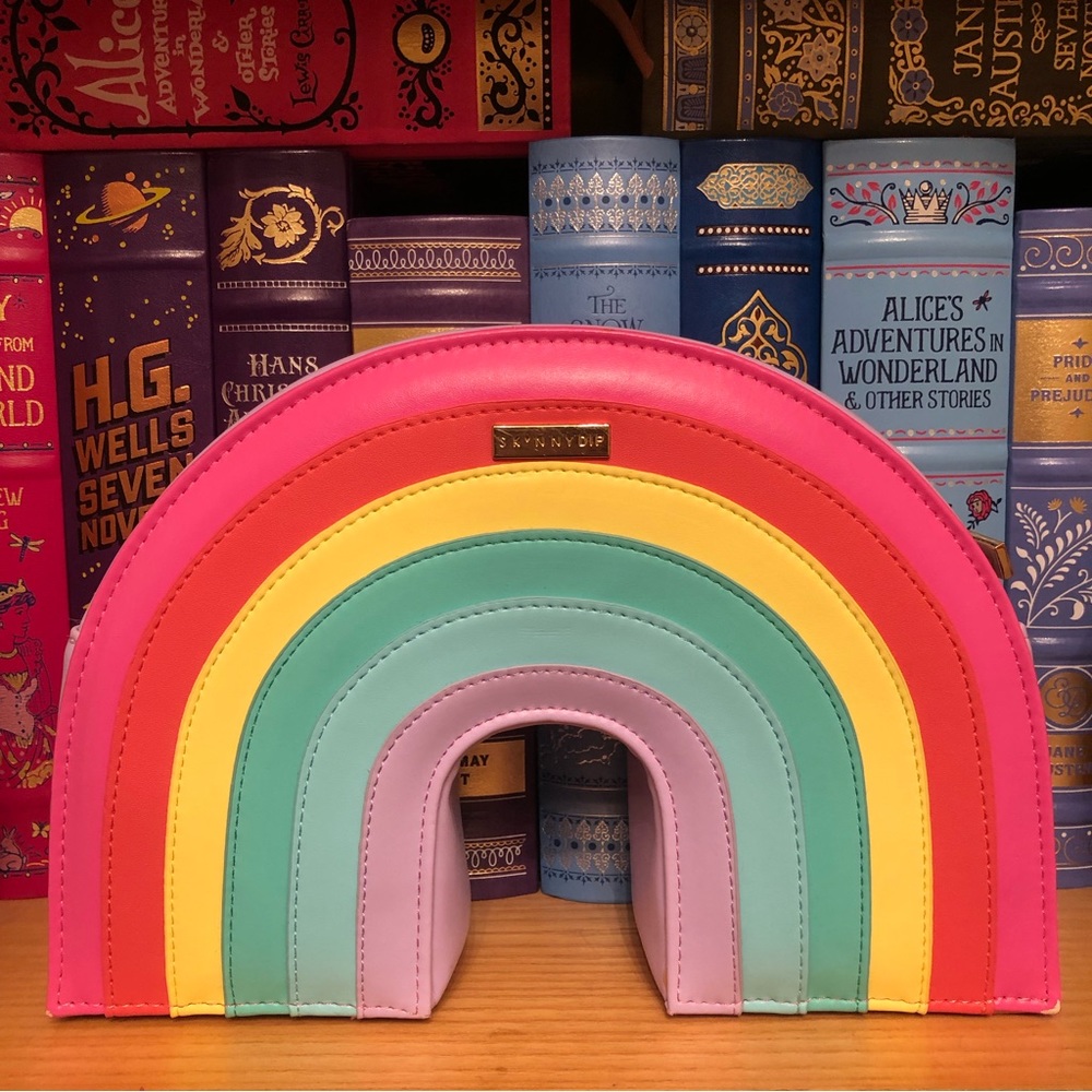 Skinny Dip London pastel rainbow crossbody